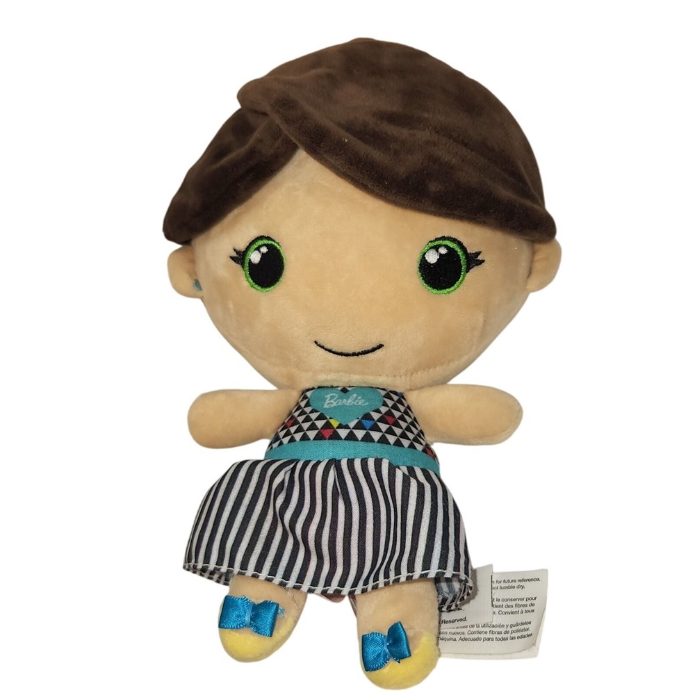Mattel 2018 SEGA Barbie Plush Collection Stuffed Plush Doll Toy 9.5"